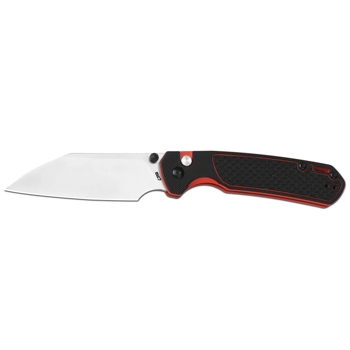 【ラン】 CJRB Pyrite-Light Folding Knife Black/Red G10 Handle AR-RPM9