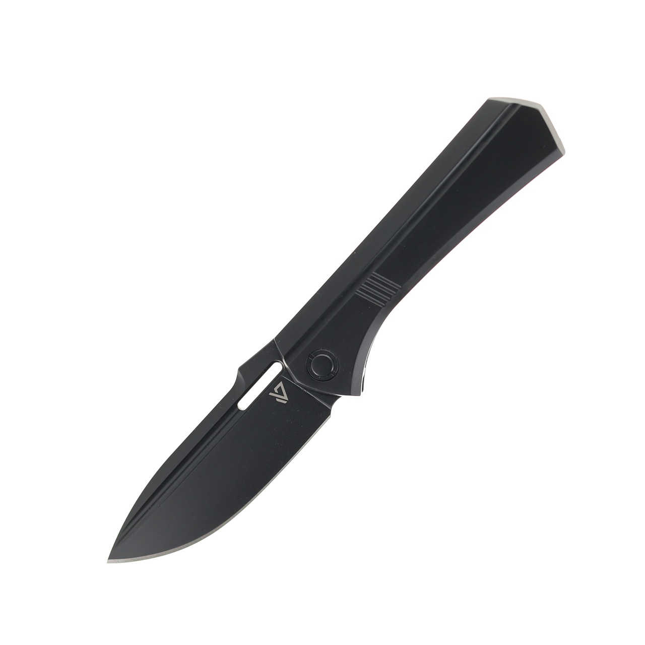 Vanguard Continuum Folding Knife Black Titanium Handle M390 Black