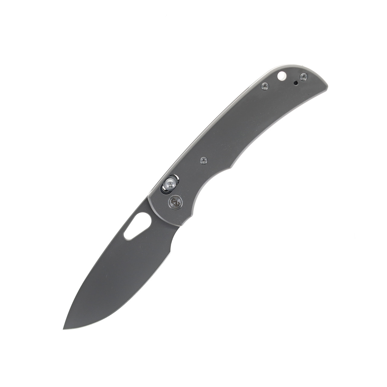 Miguron Moyarl Axis Lock Folding Knife Dark Gray Titanium Handle