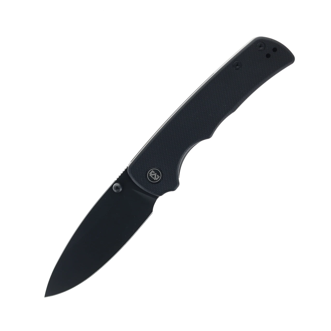 Miguron Talisma Folding Knife Black G10 Handle PVD 14C28N Blade 