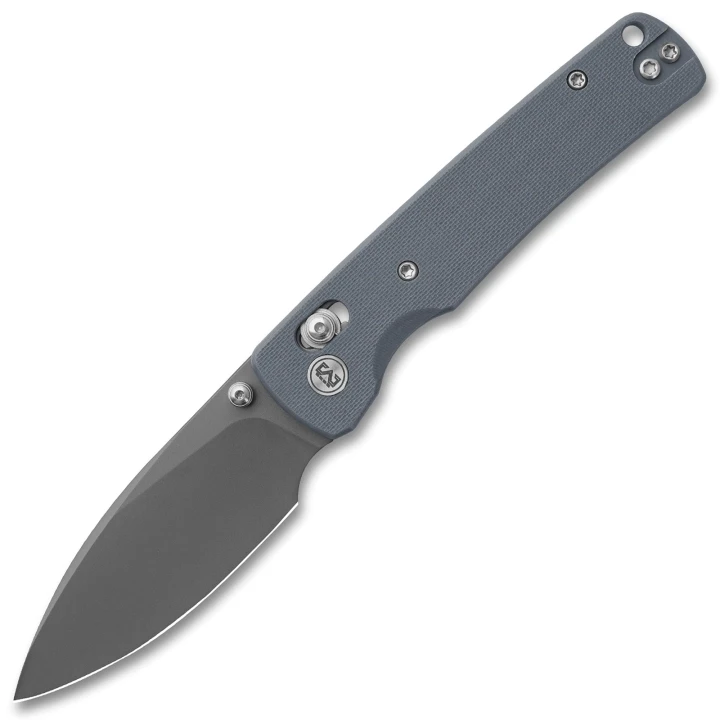 Miguron Vakor Axis Lock Folding Knife Gray G10 Handle Gray PVD