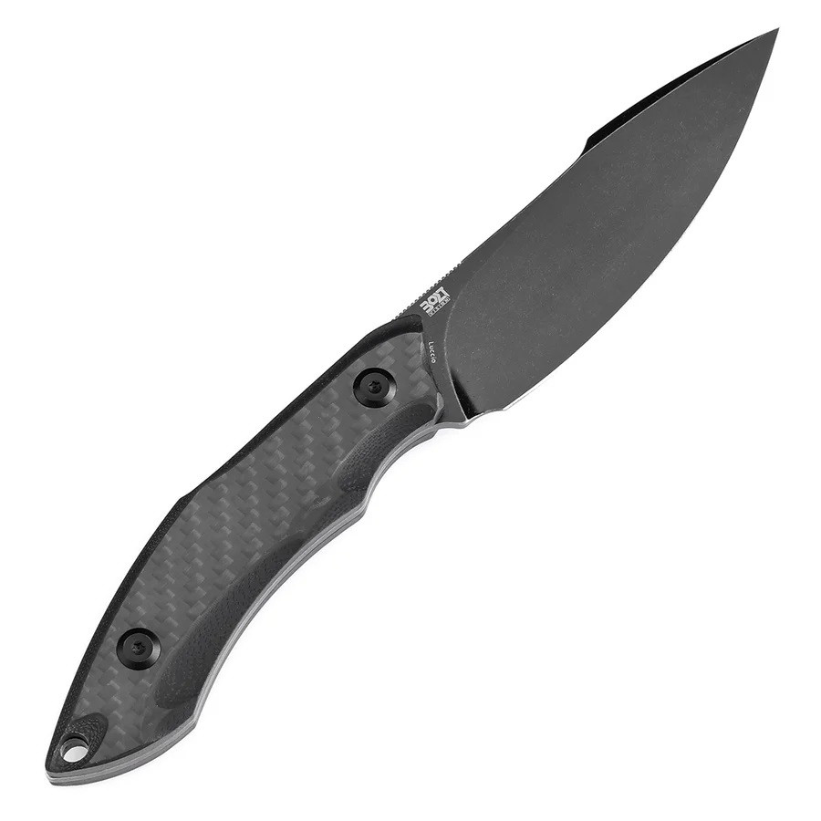 その他 me Tenable Luccio Fixed Blade Knife Carbon Fiber/G10 Handle 14C28N