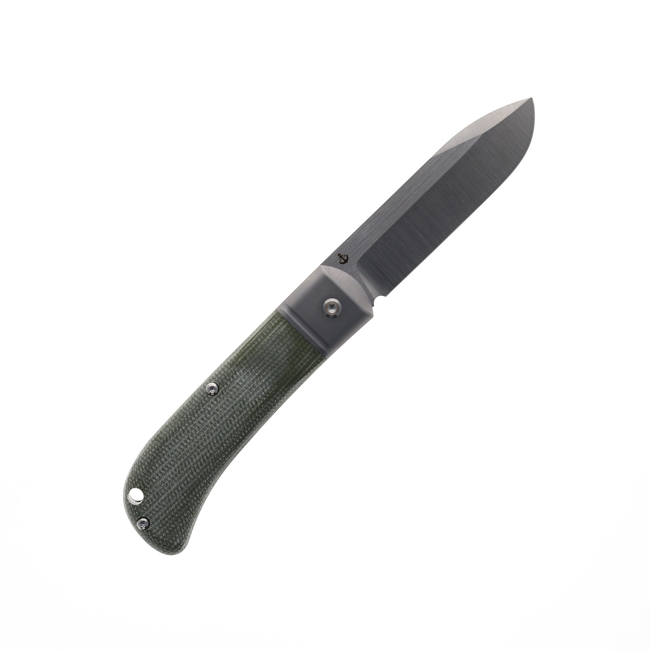 Tuya QAR Folding Knife Green Micarta Handle M390 Plain Edge