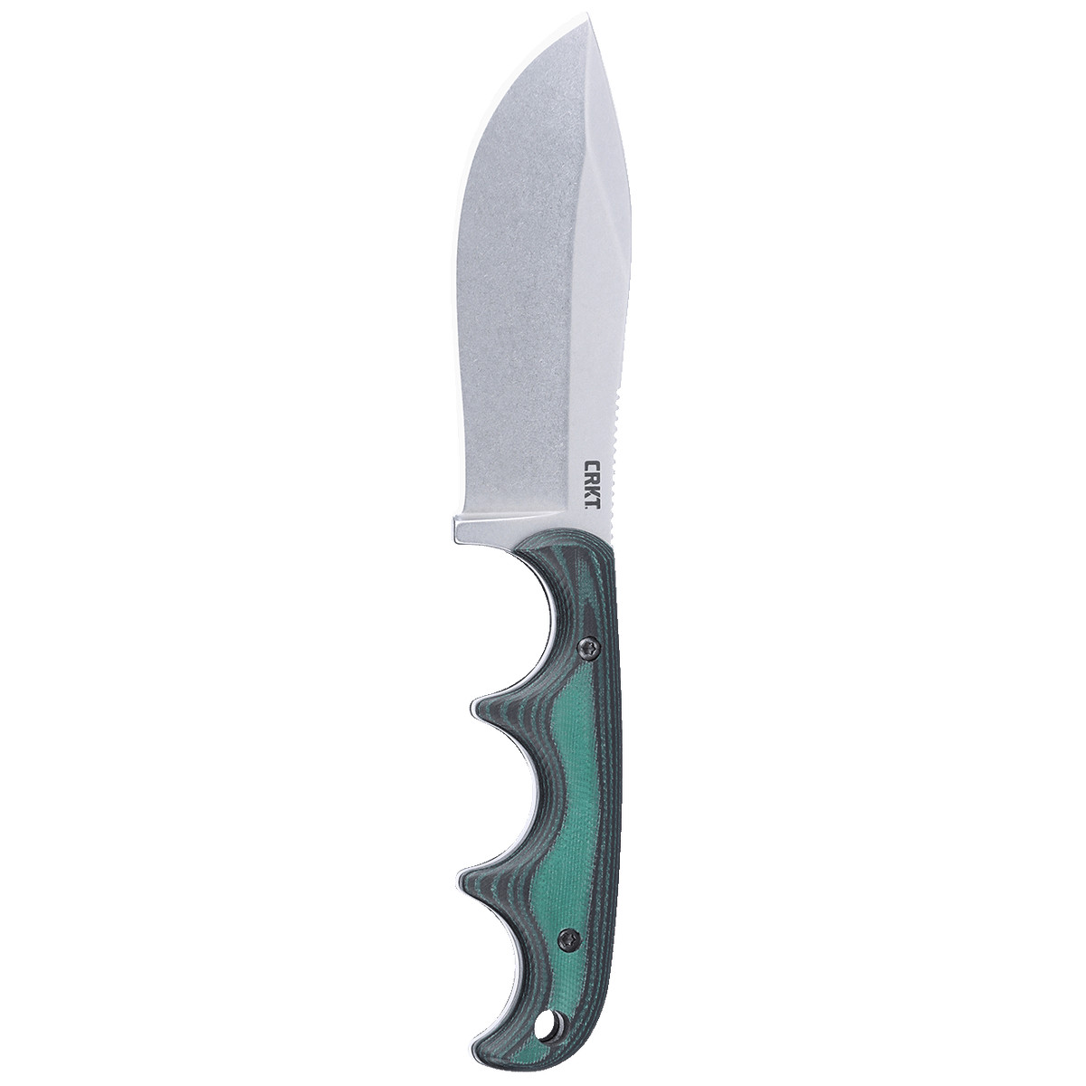CRKT Minimalist Nessmuk Green Micarta Fixed Blade D2 2376 - White