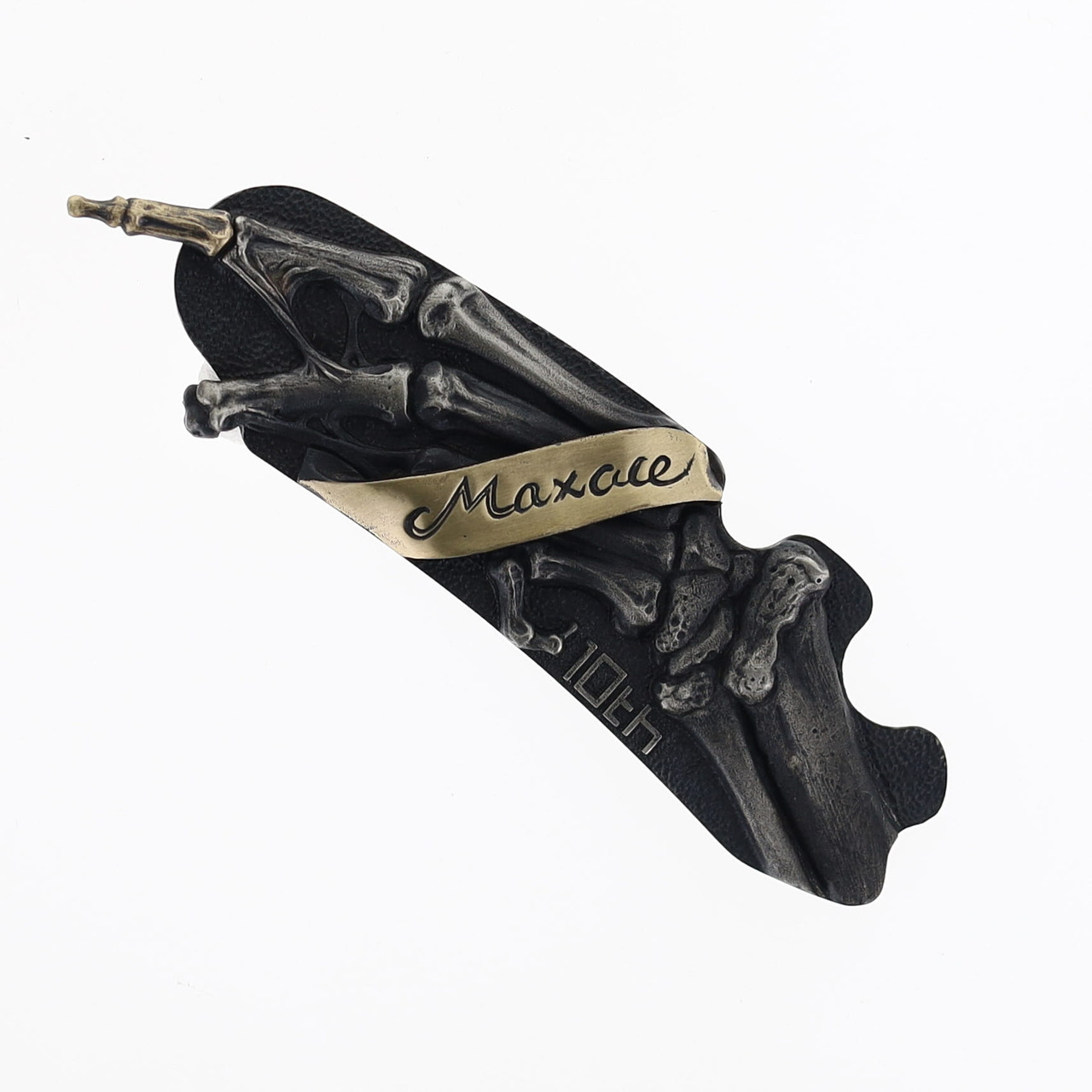 Maxace Balance 10th Anniversary Engraved Brass Inlay - White