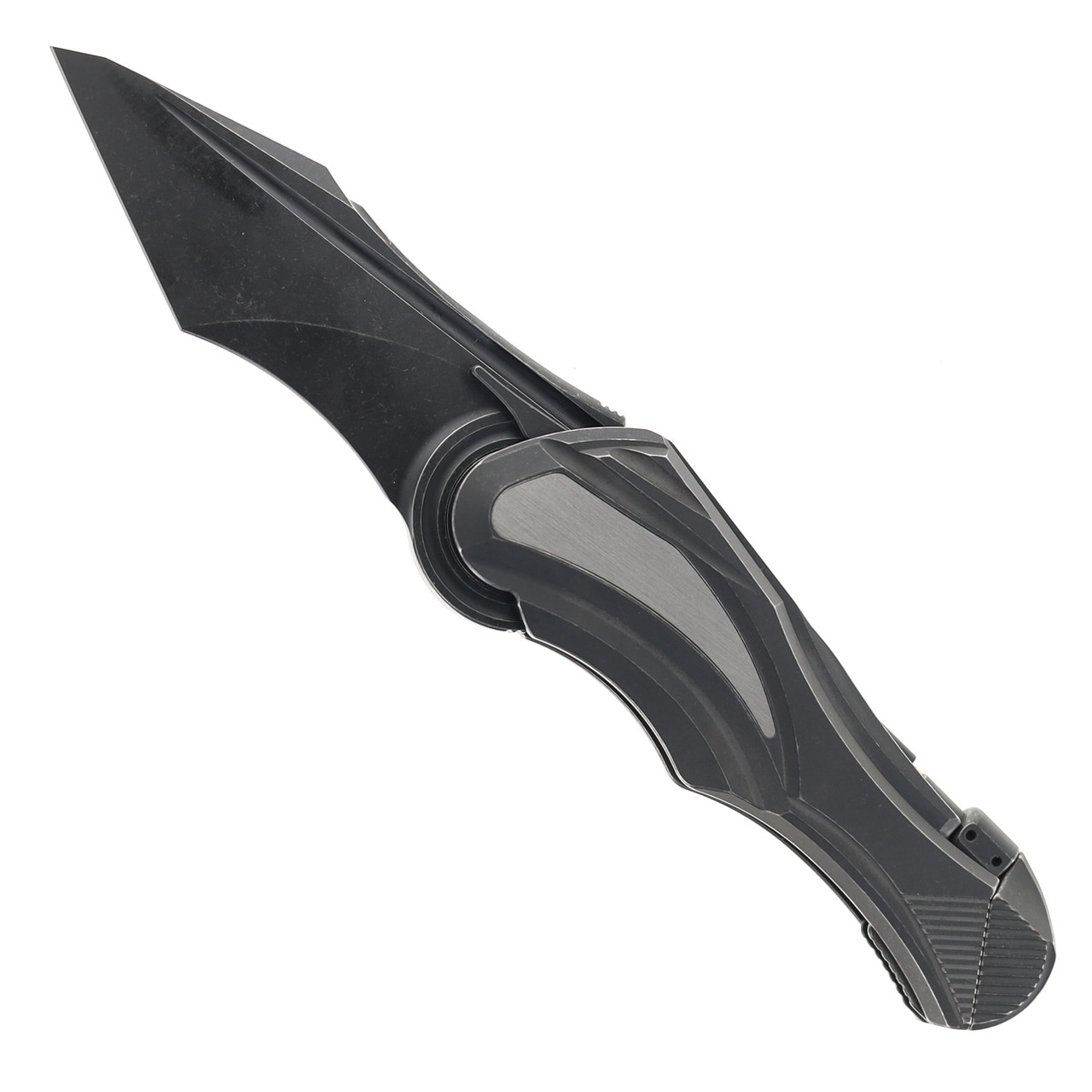 Poikilo Blade Carmen-S2 Folding Knife Dark Stonewashed Titanium