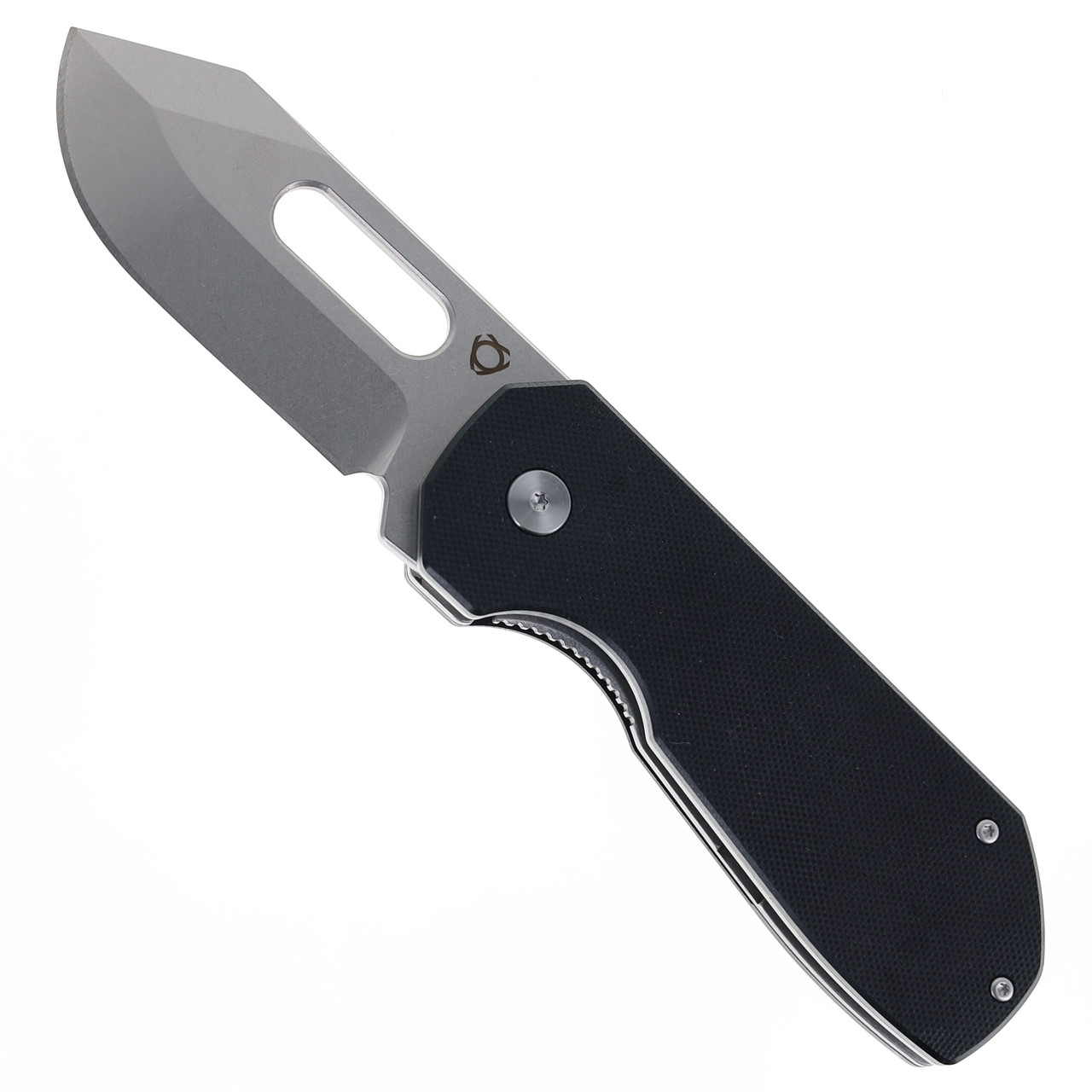 SixLeaf SL-38 Folding Knife Black G10 Handle M390 Plain Edge