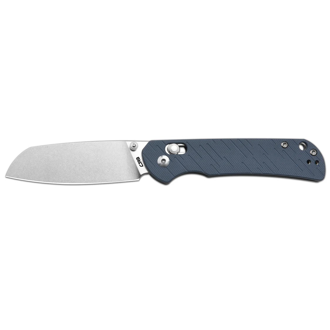 CJRB Lyrid Folding Knife Gray G10 Handle AR-RPM9 Sheepsfoot Plain