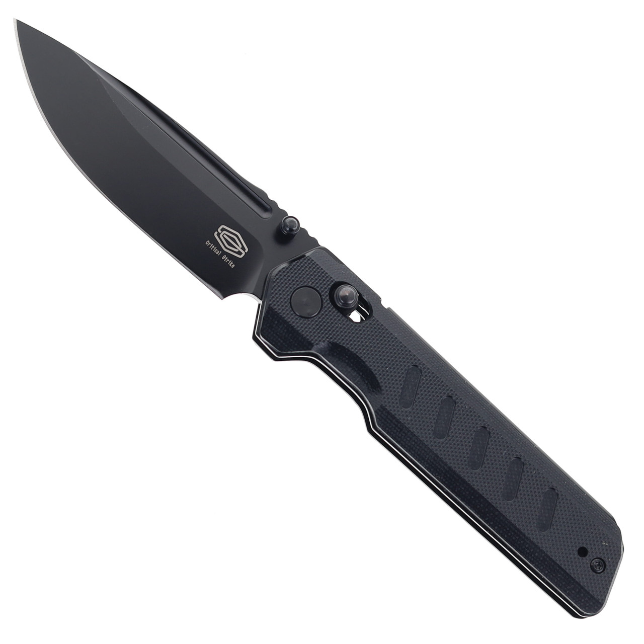 Critical Strike X504 Folding Knife Black G10 Handle VG-10