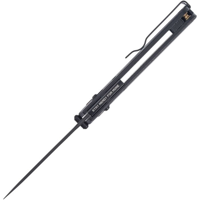 SRM 255L-FB2 Folding Knife Shredded Carbon Fiber Handle Plain Edge