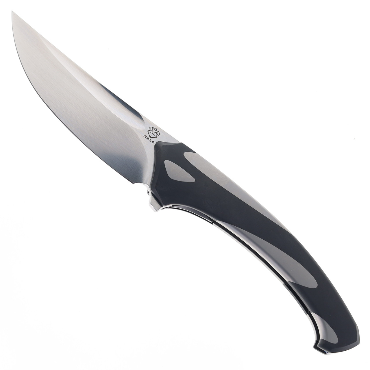 Poikilo Blade Orca Midtech Folding Knife Black/Gray Titanium