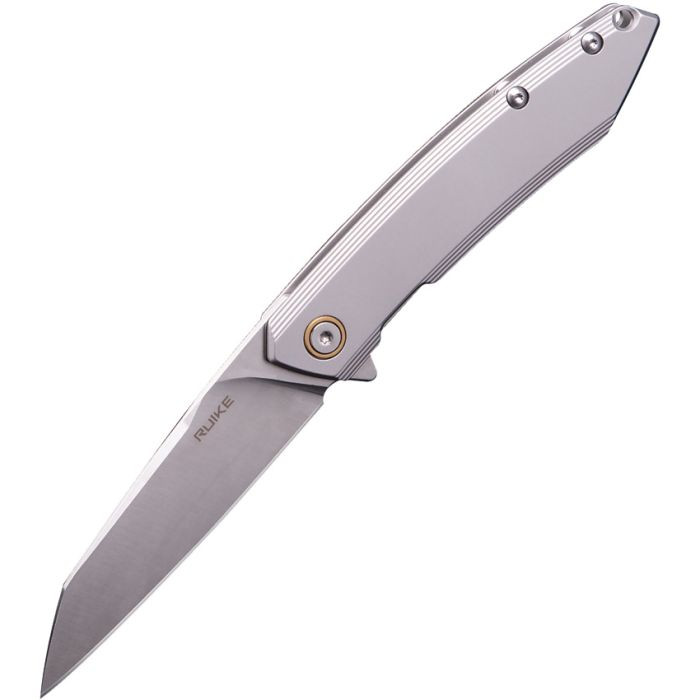 Ruike P831 Framelock Satin 14C28N Sandvik Stainless Handle Folding