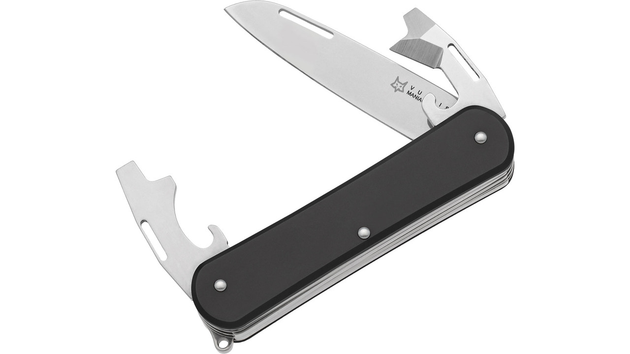 Fox Knives Vulpis MultiTool N690Co Black Anodized Aluminium FX