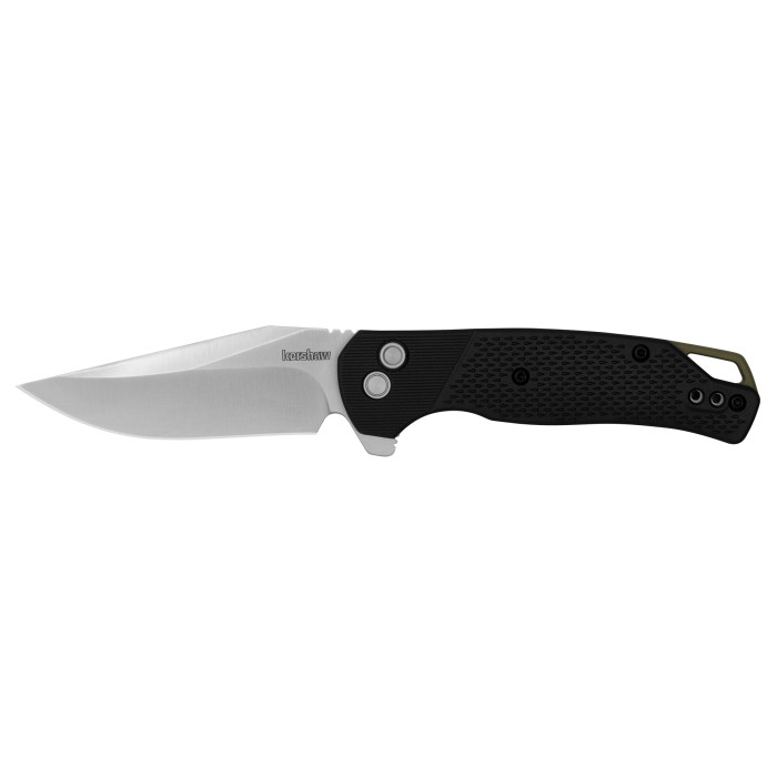 Kershaw Runoff Folding Knife 8Cr13MoV Satin Finish Black Nylon