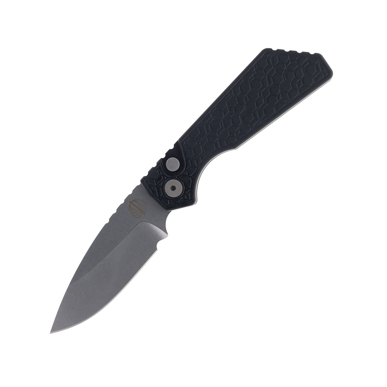 その他 w Protech Gridlock Auto Knife Black Aluminum Handle Magnacut Drop