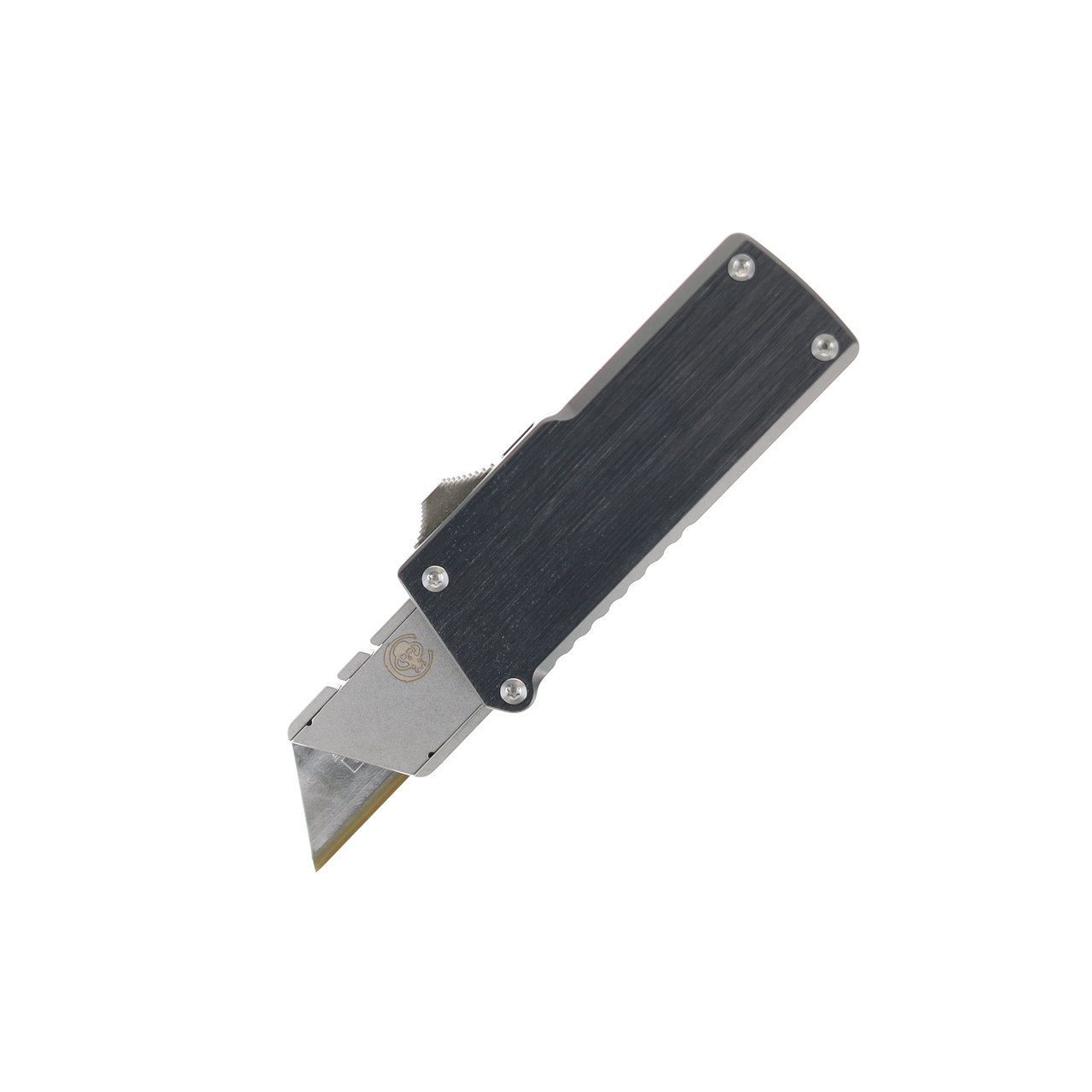 Chaves CHUB Auto OTF Utility Knife Black Aluminum Handle Razor