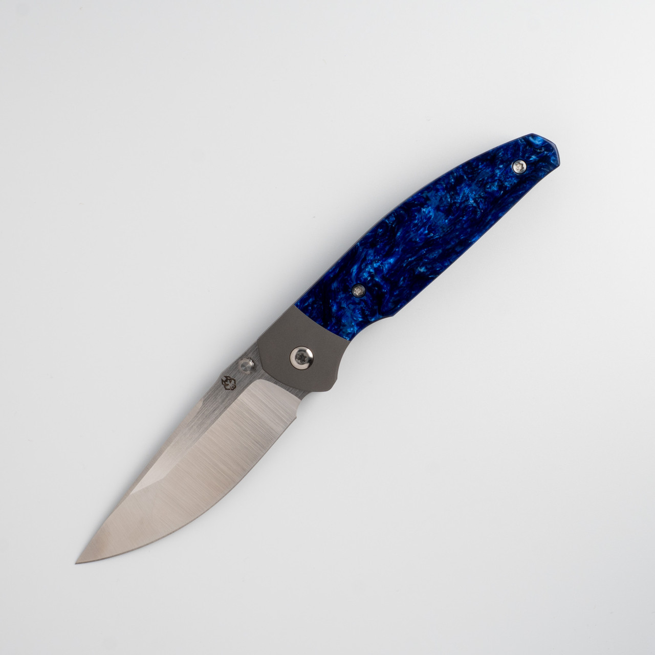 Jack Wolf Tango Folding Knife Kirinite Crystal Lake Handle S90V