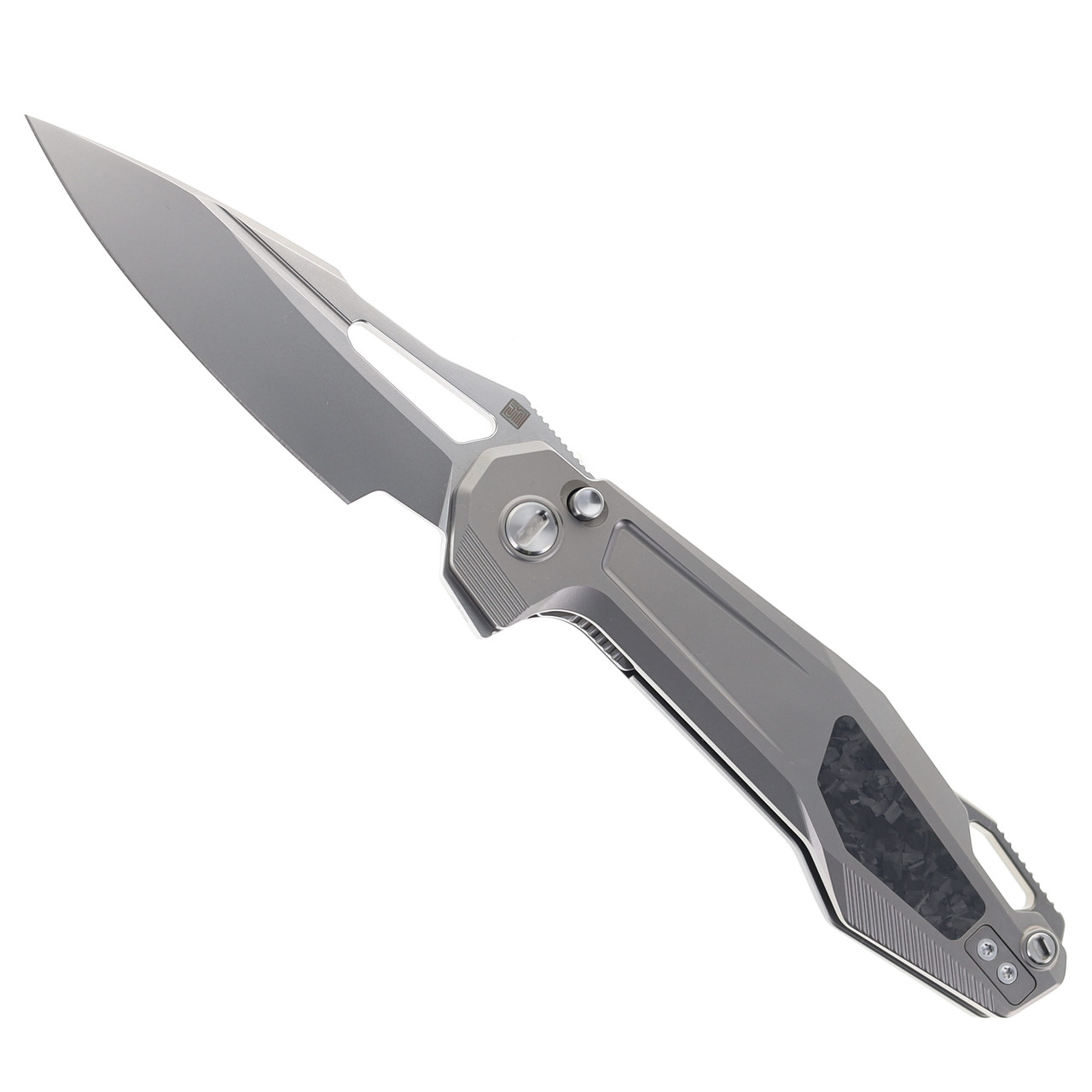 Ketuo Griffin V3 Folding Knife Titanium/Forged Carbon Fiber Handle