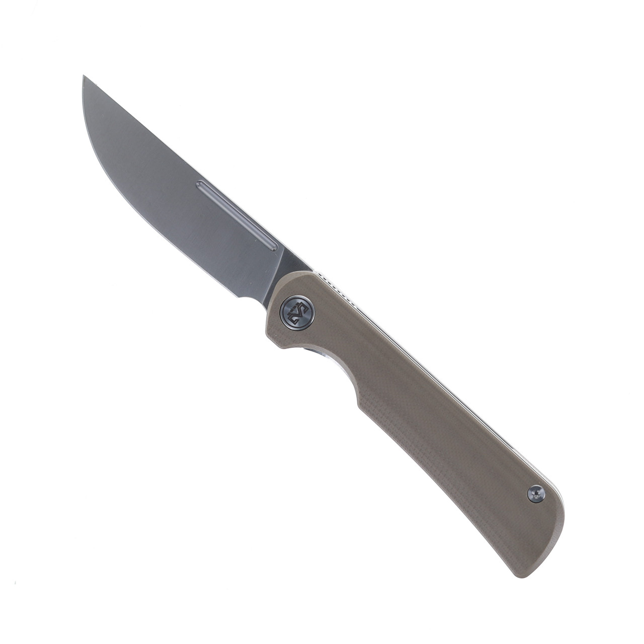 Miguron Knives Vazot Folding Knife Tan G10 Handle 14c28n Satin