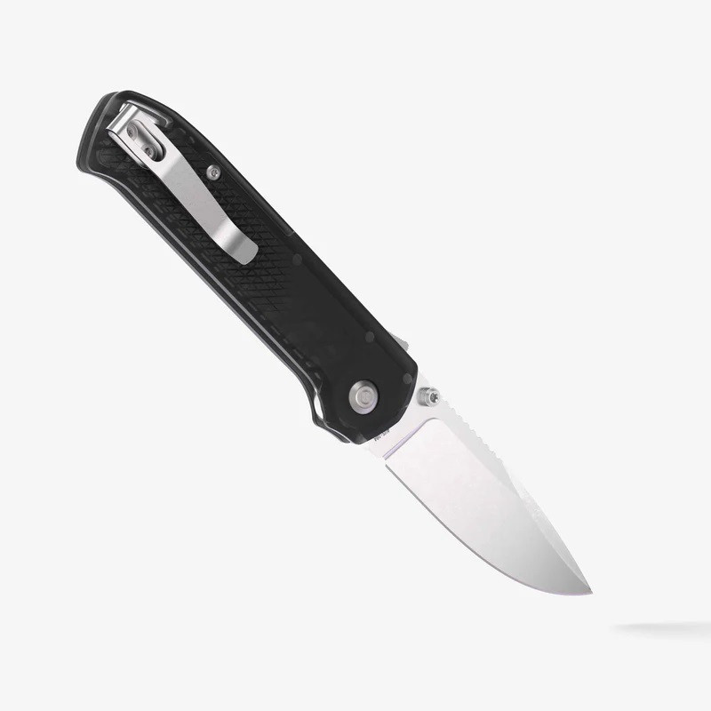 Flytanium Arcade Lite Shark Lock Folding Knife Smoke Black Poly