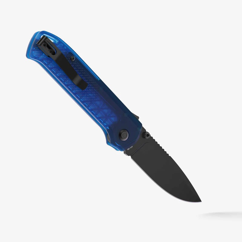 Flytanium Arcade Lite Shark Lock Folding Knife Ocean Blue Poly