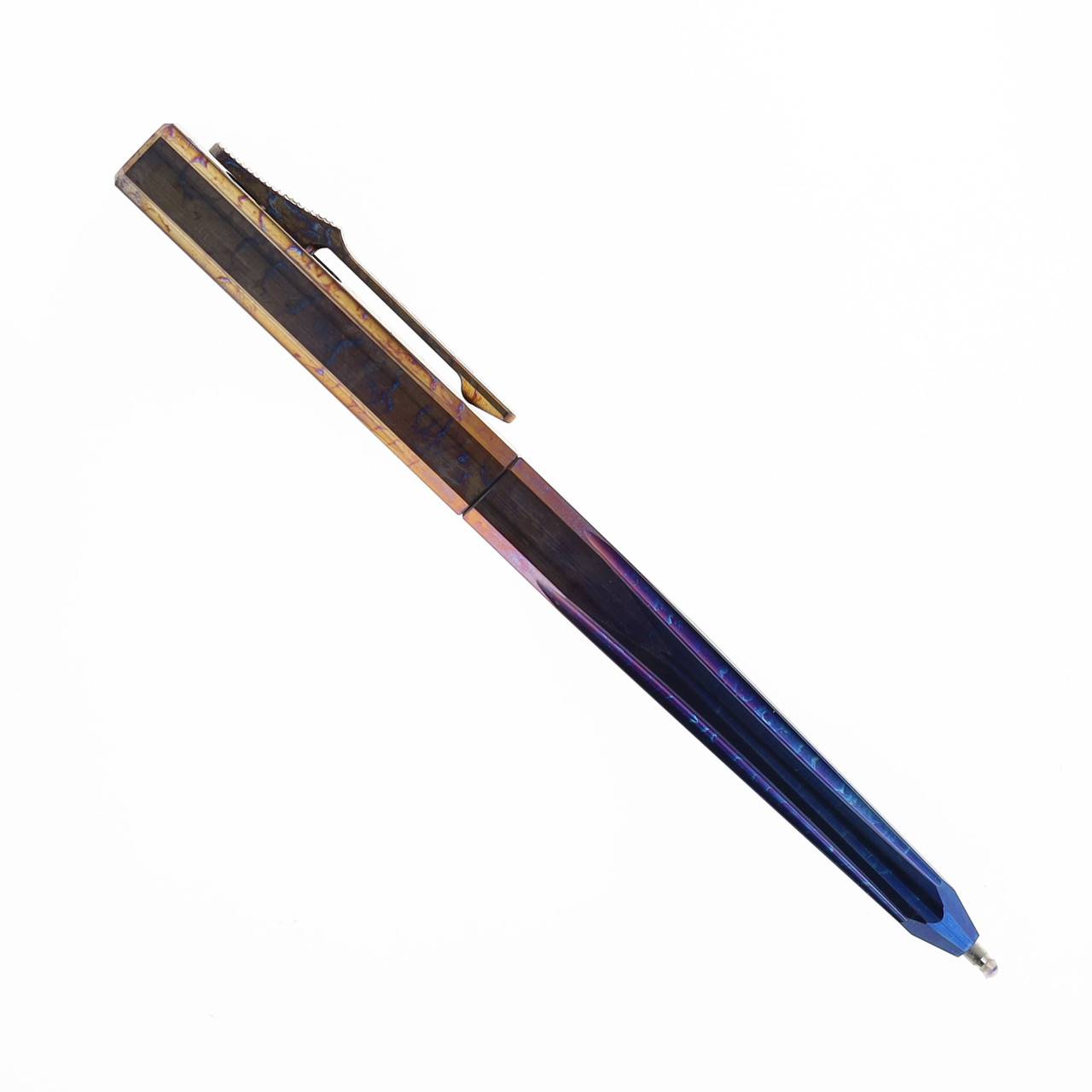 - A -様 Ketuo Arch Bolt Pen Multicolor Titanium Body KP05