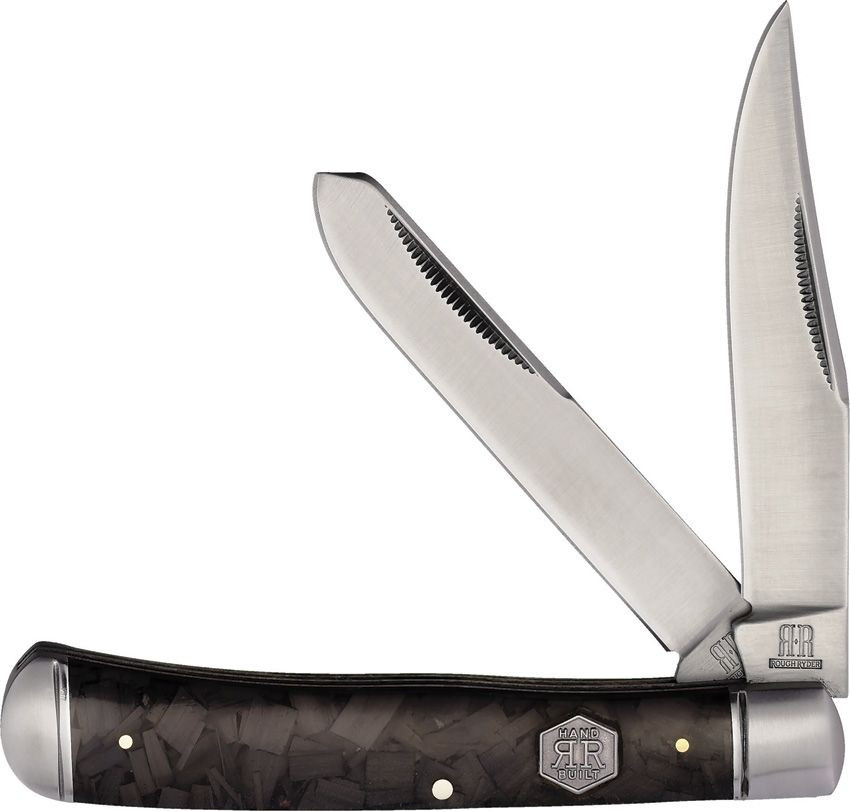Ryder Rough Ryder Midnight Ice Trapper SLip Joint Folding Knife Black