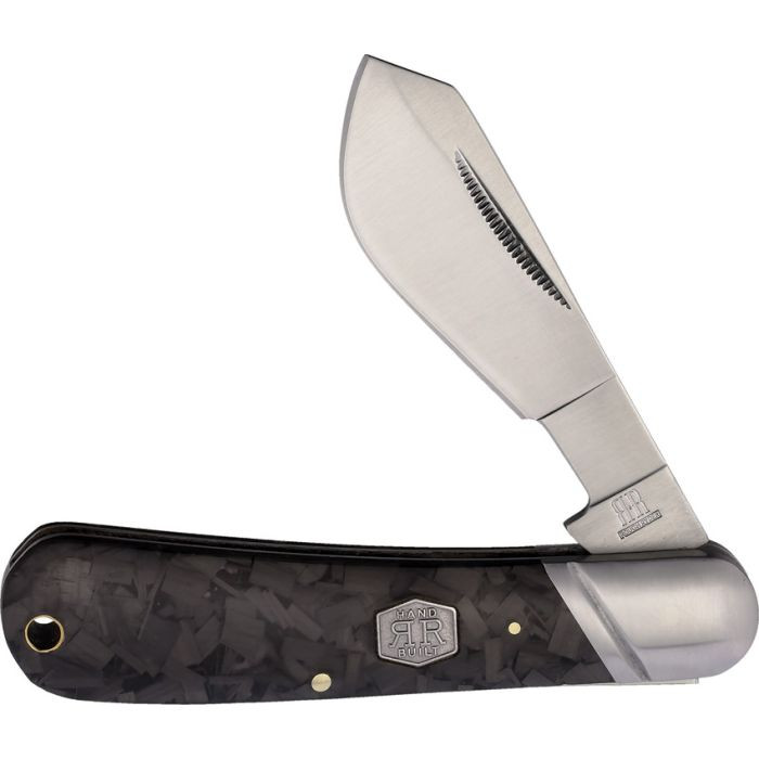 Rough Ryder Midnight Ice Cotton Sampler Folding Knife Black Carbon