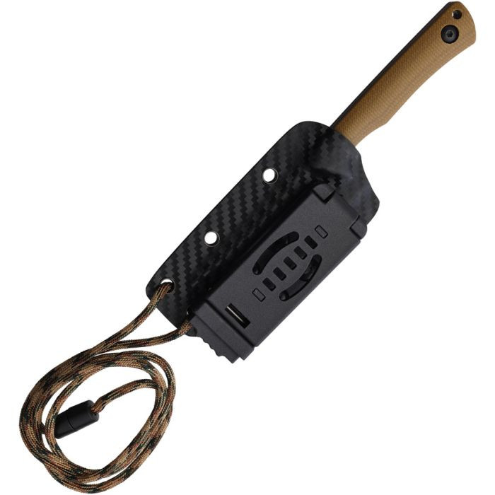 Rough Ryder Fixed Blade Knife Brown G10 Handle Upswept Plain Edge