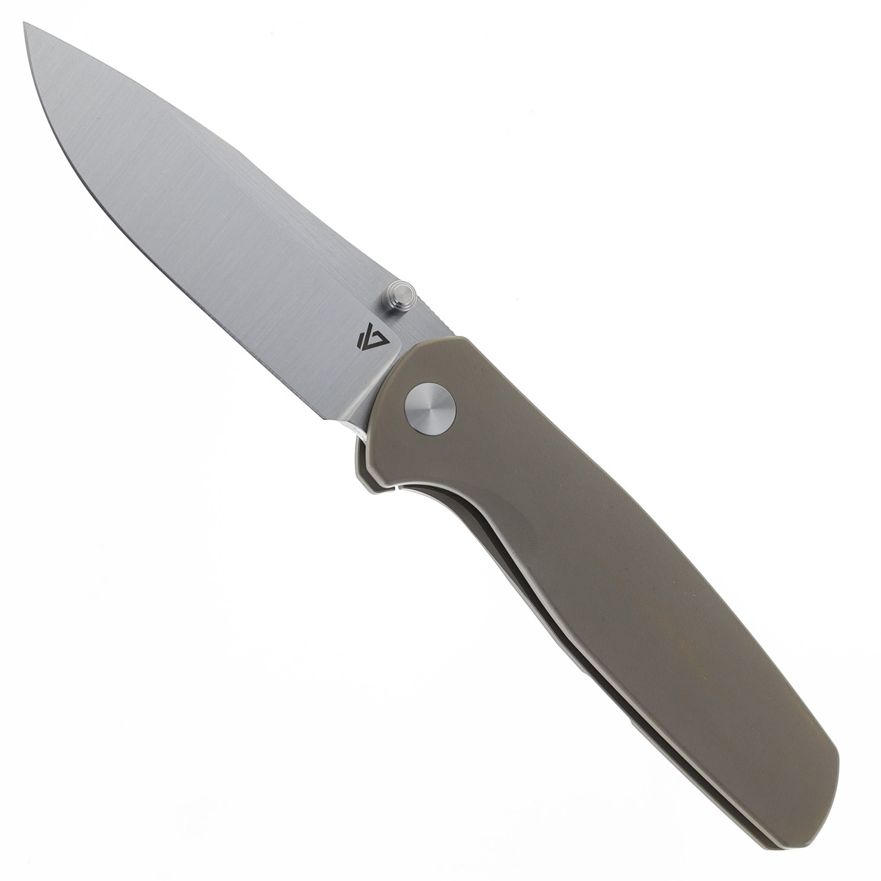 Vanguard Knives Esox 2 Folding Knife Bronze Titanium Handle Belt
