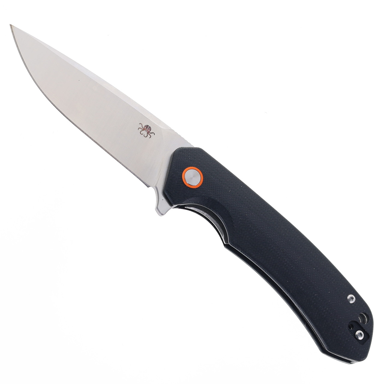 Klaken Knives Ridge Folding Knife Black G10 Handle D2 Plain Edge