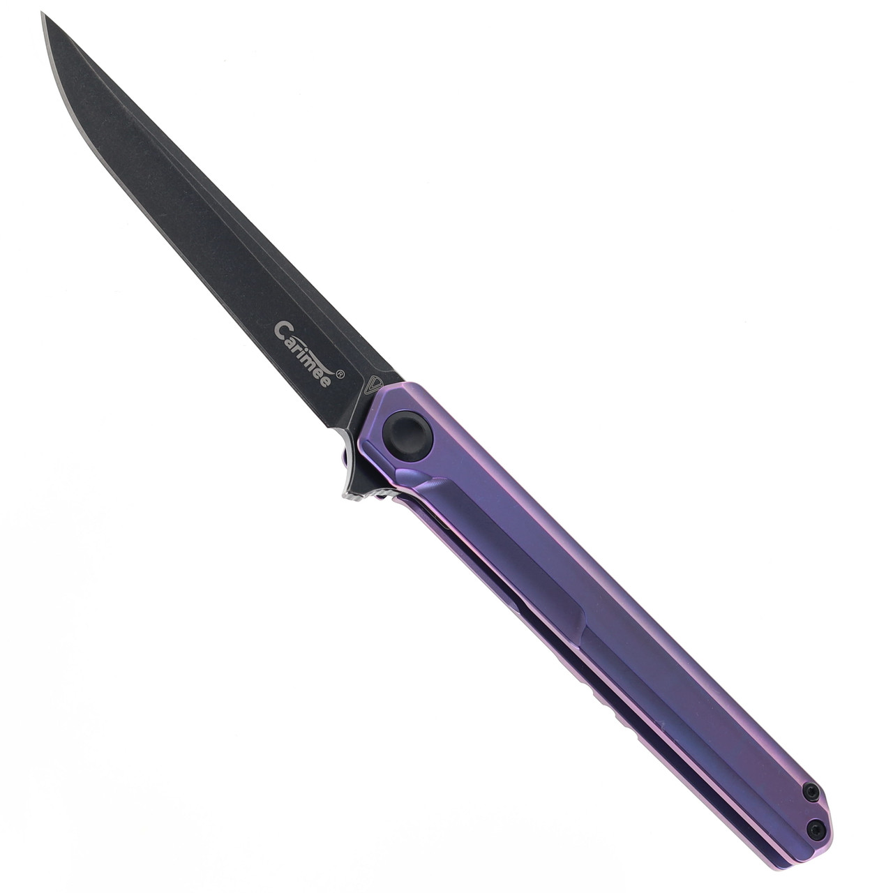 Stedemon Knives Vouking Folding Knife Black D2 Stonewash Blade