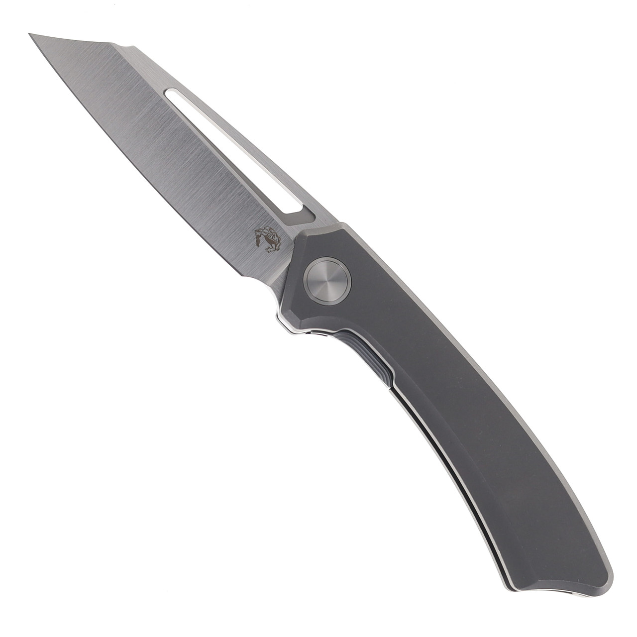 Gecko Customz Knifeworks Pictus Folding Knife Dark Wash Smooth