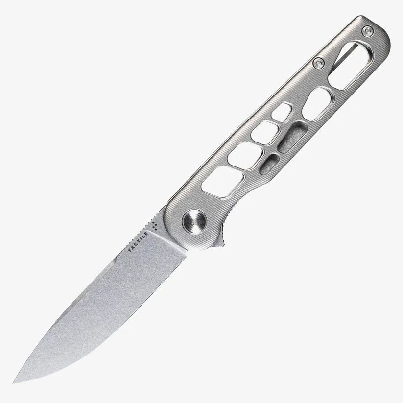 その他 kt Tactile Turn Knife Co Skeletonized Rockwall Flipper Folding Knife