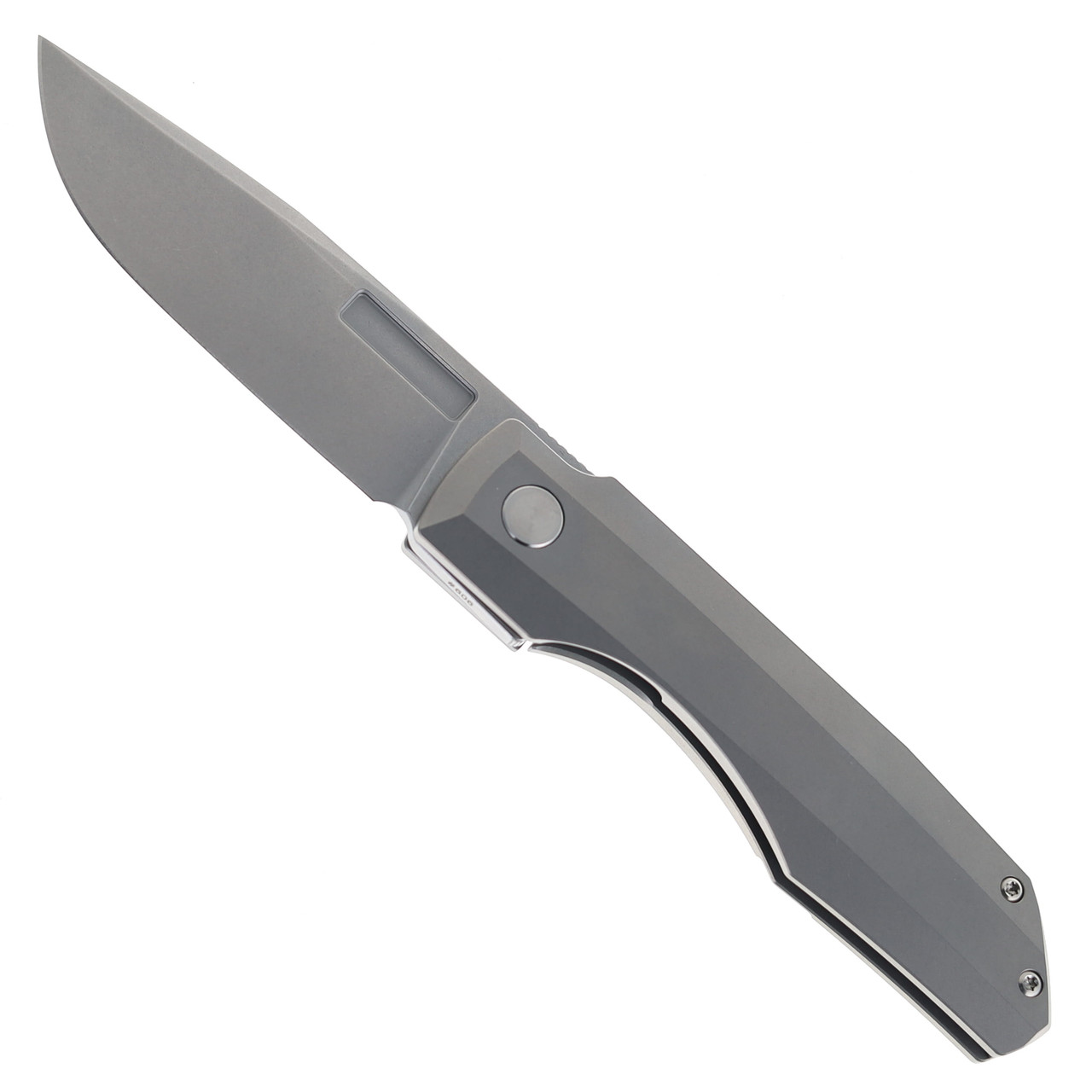 Vero Engineering Impulse Thin Framelock Folding Knife Titanium