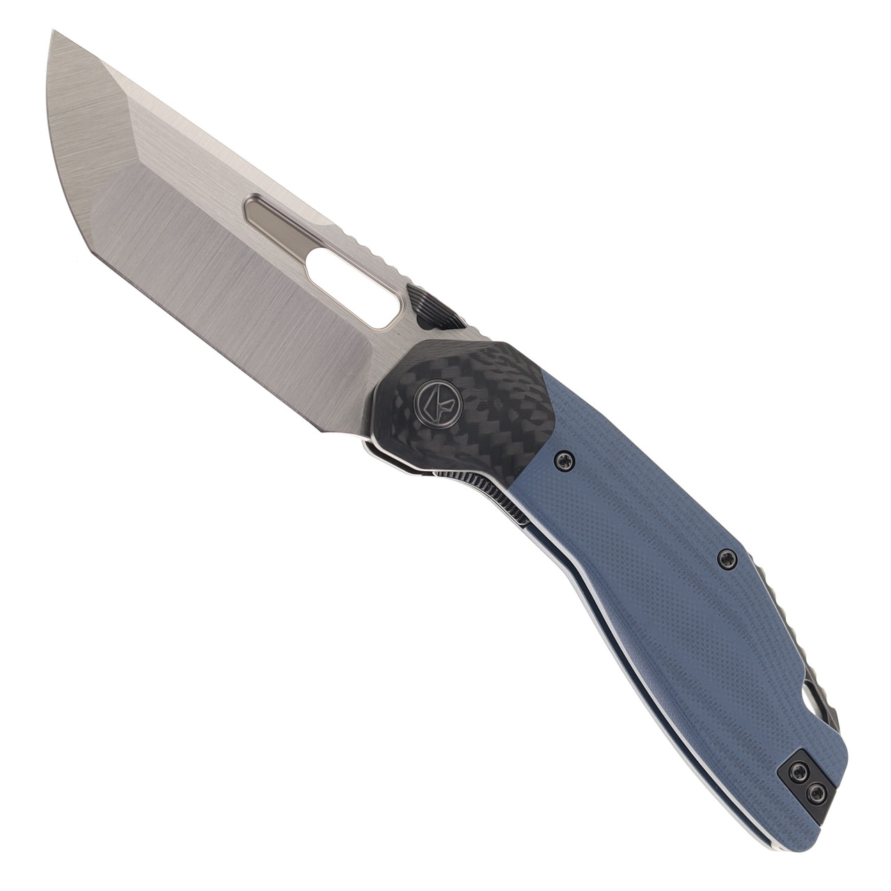 keitoshi Ketuo Yakuza Folding Knife Blue G10 Handle Satin 14c28n Blade