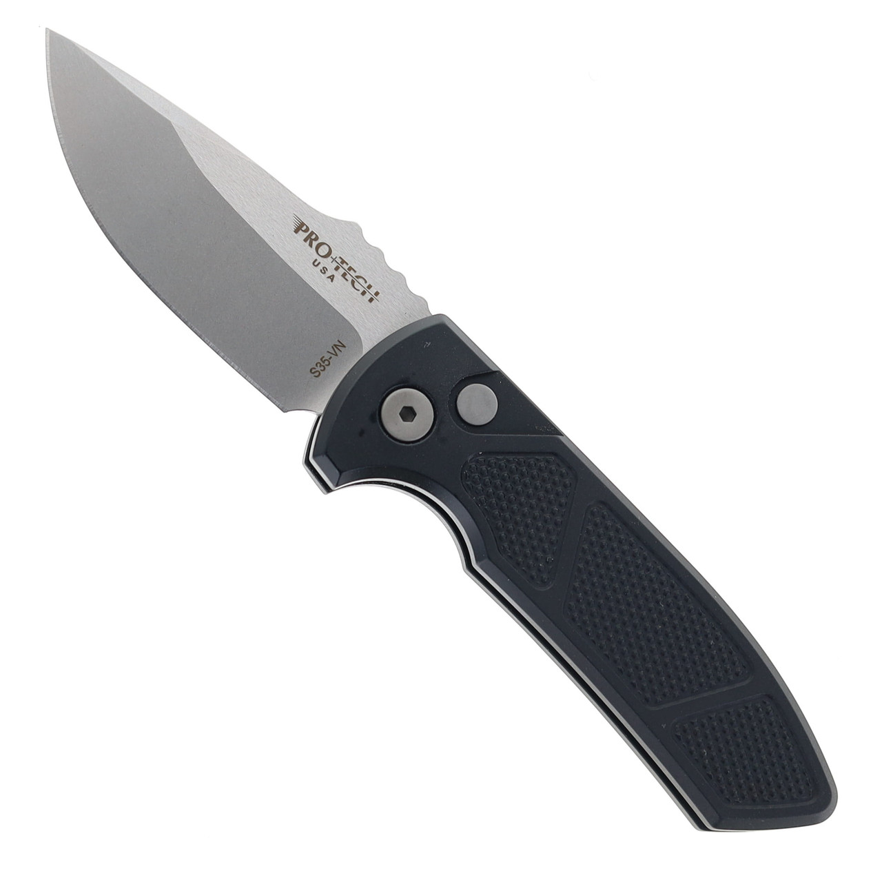 Pro-Tech SBR Automatic Knife Short Bladed Rockeye Black Handle
