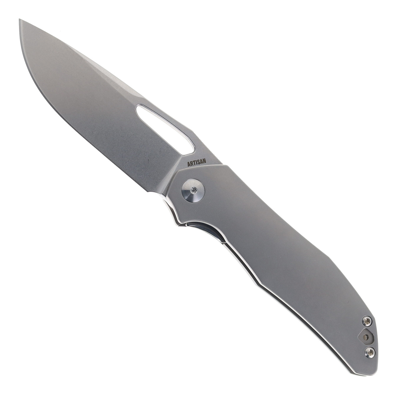 公式写真Ｂ Artisan Cutlery Keras Folding Knife Titanium Handle S35VN Drop