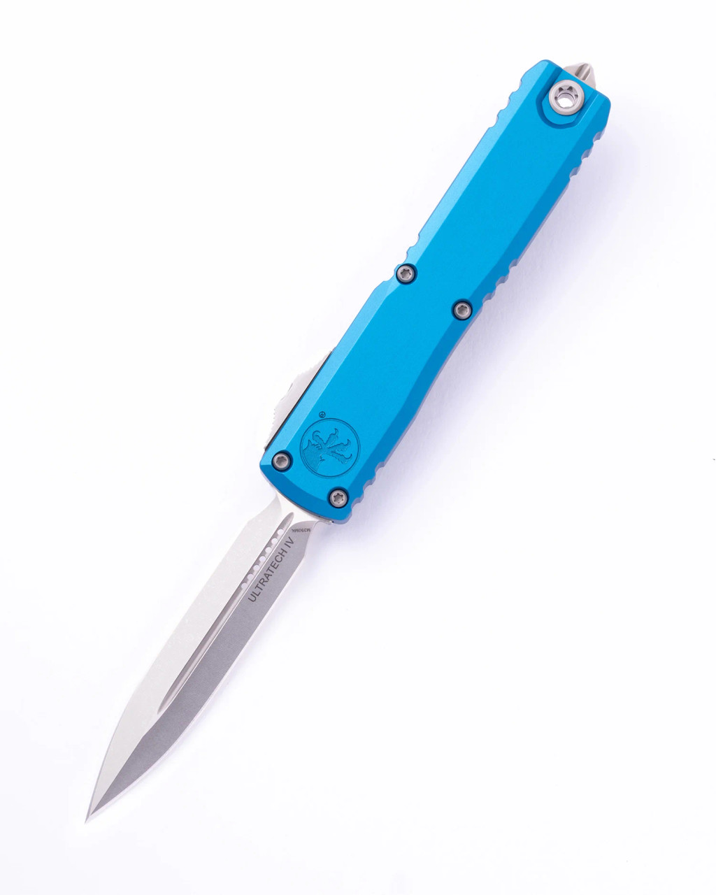 Microtech Ultratech Gen IV Aluminum Blue Handle Double Edge