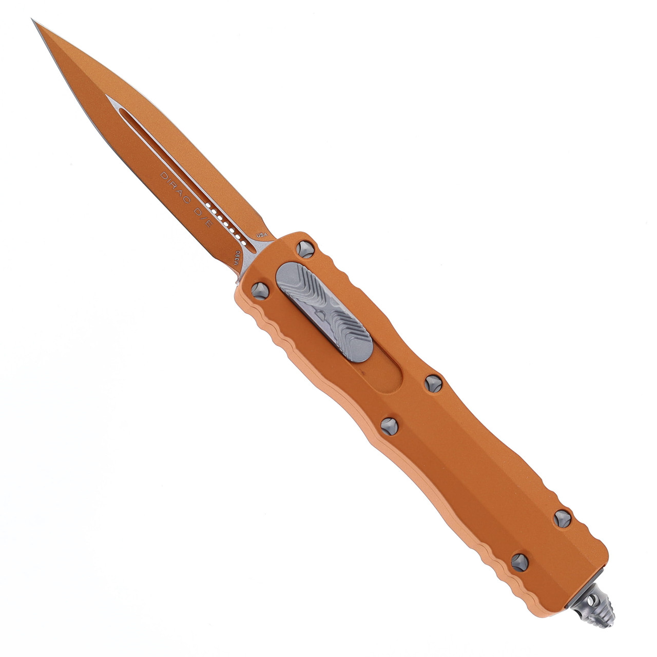 Microtech Dirac OTF Automatic Knife Tequila Sunrise Cerakote