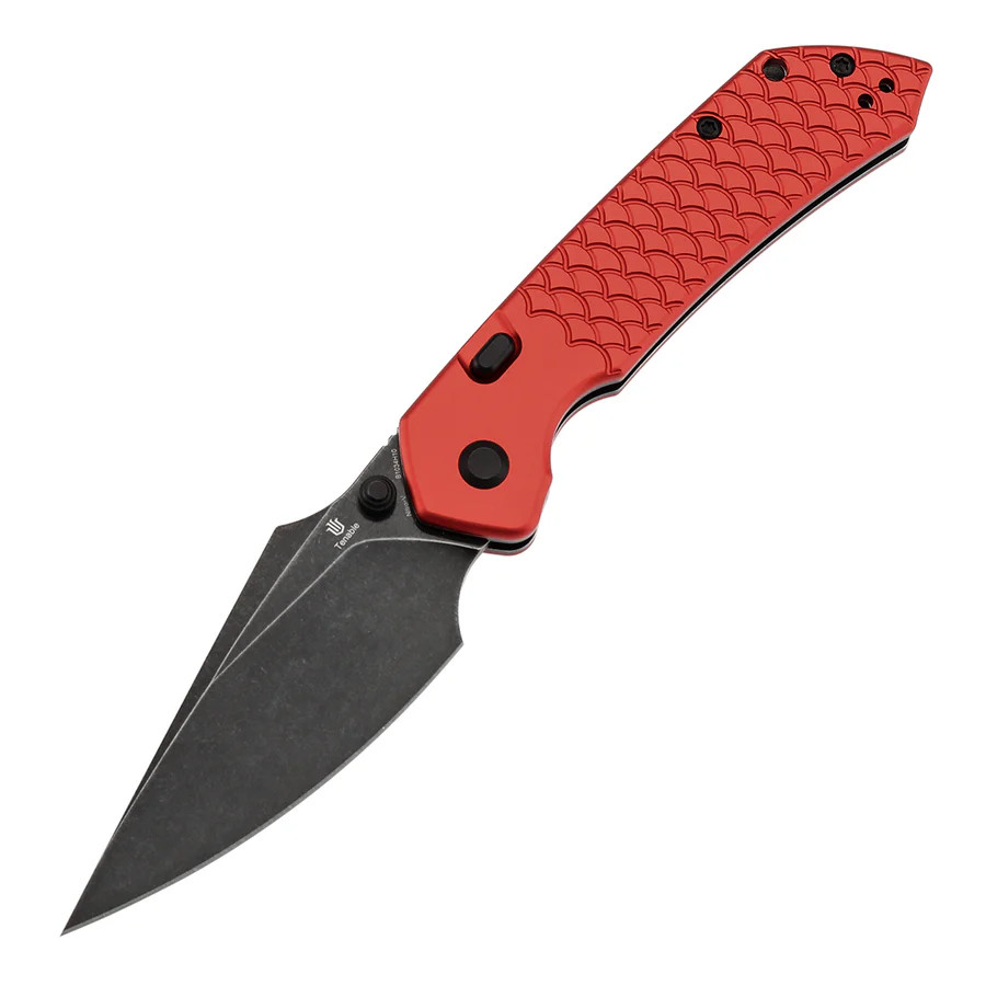 Tenable Fenrir Top Liner Lock Folding Knife Red Aluminum Handle