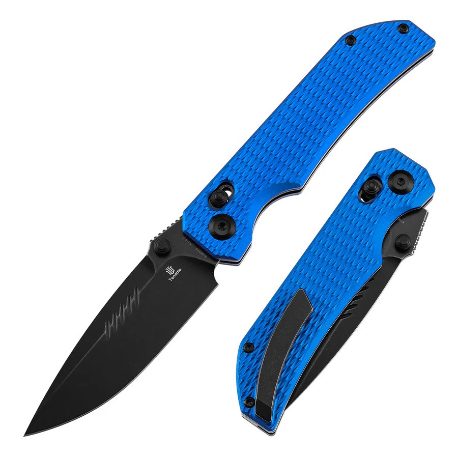 ライブ写真「2」 Tenable Eaglestrike Folding Knife Blue Aluminum Handle Nitro-V