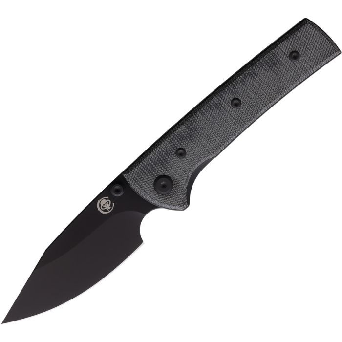 Chaves Blue Label Scapegoat Street Folding Knife Black Micarta