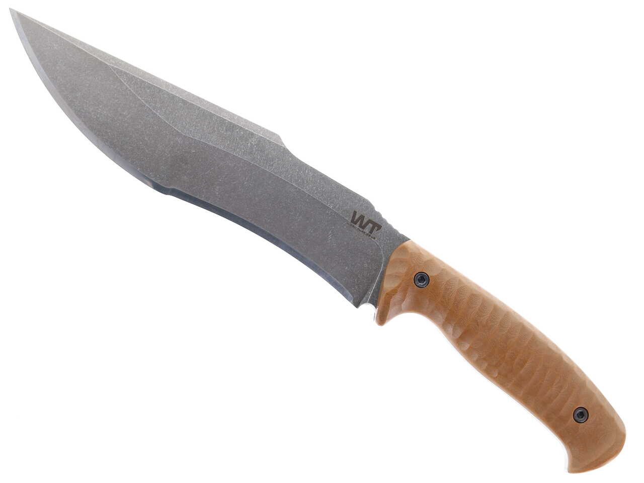 Work Tuff Gear Lanzeta-NC II Fixed Blade Knife Brown Rugged G10