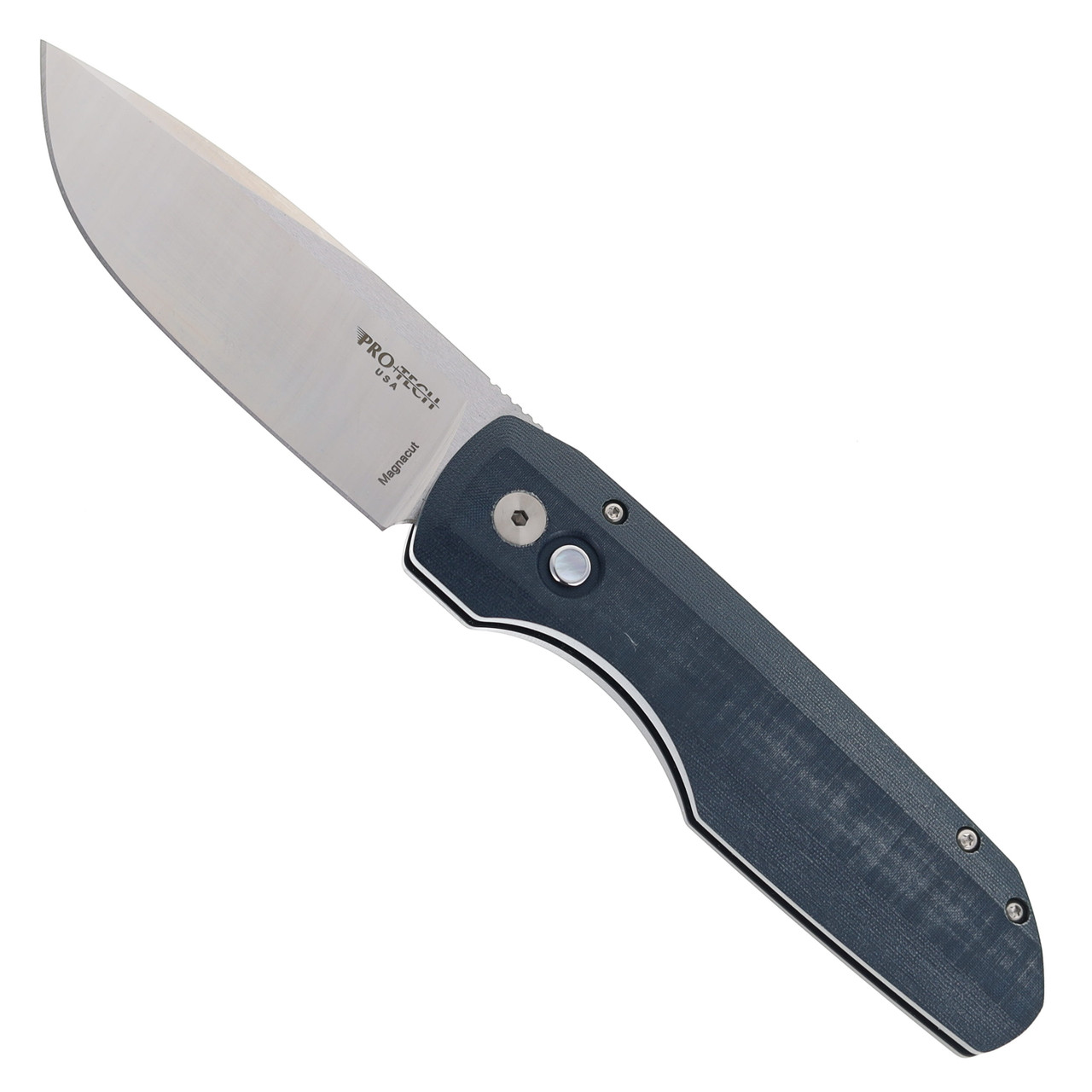 Pro-Tech Vero Synapse Automatic knife Blue Micarta and Black