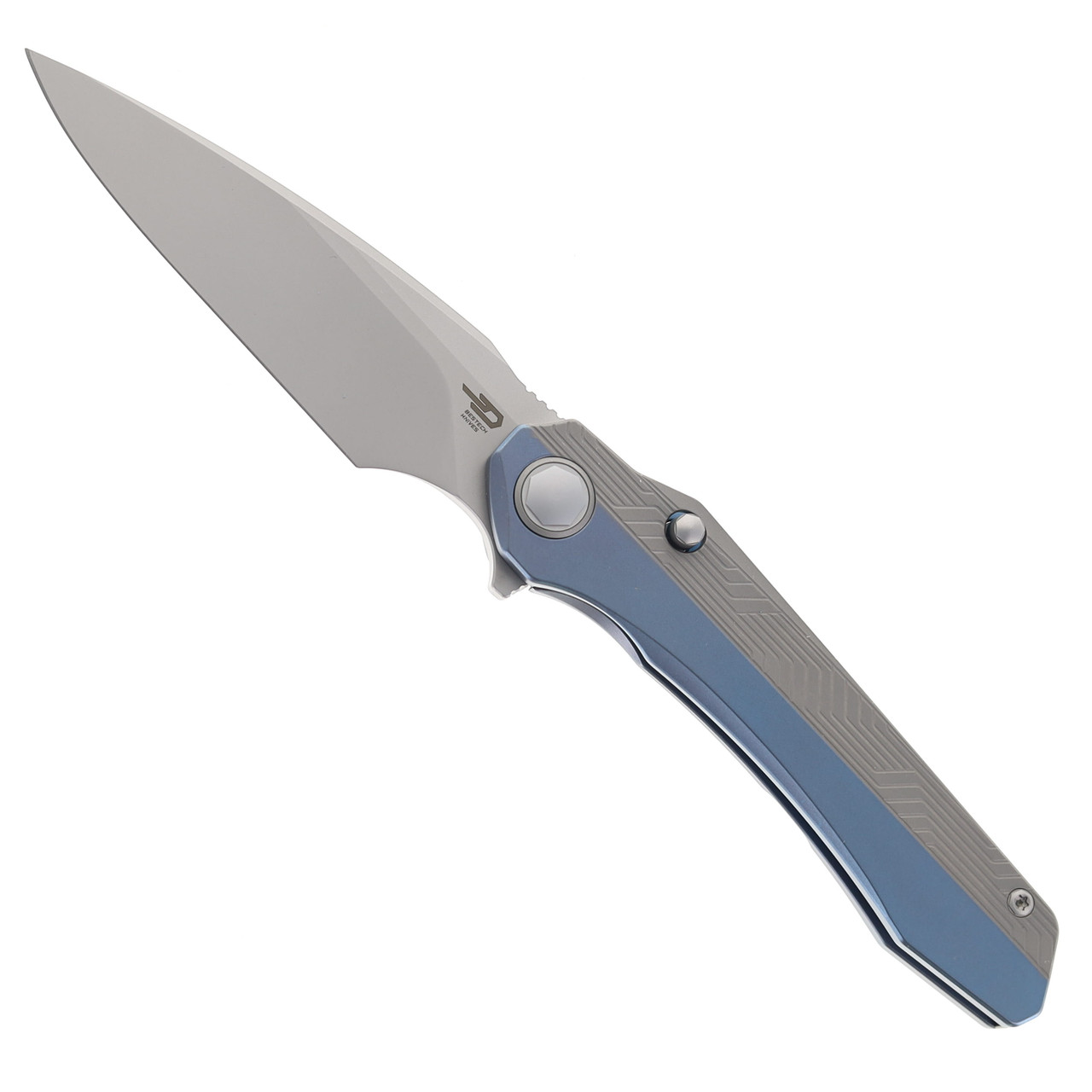 Knife Top Nellie Folding | Blue Gray Pocket Blade