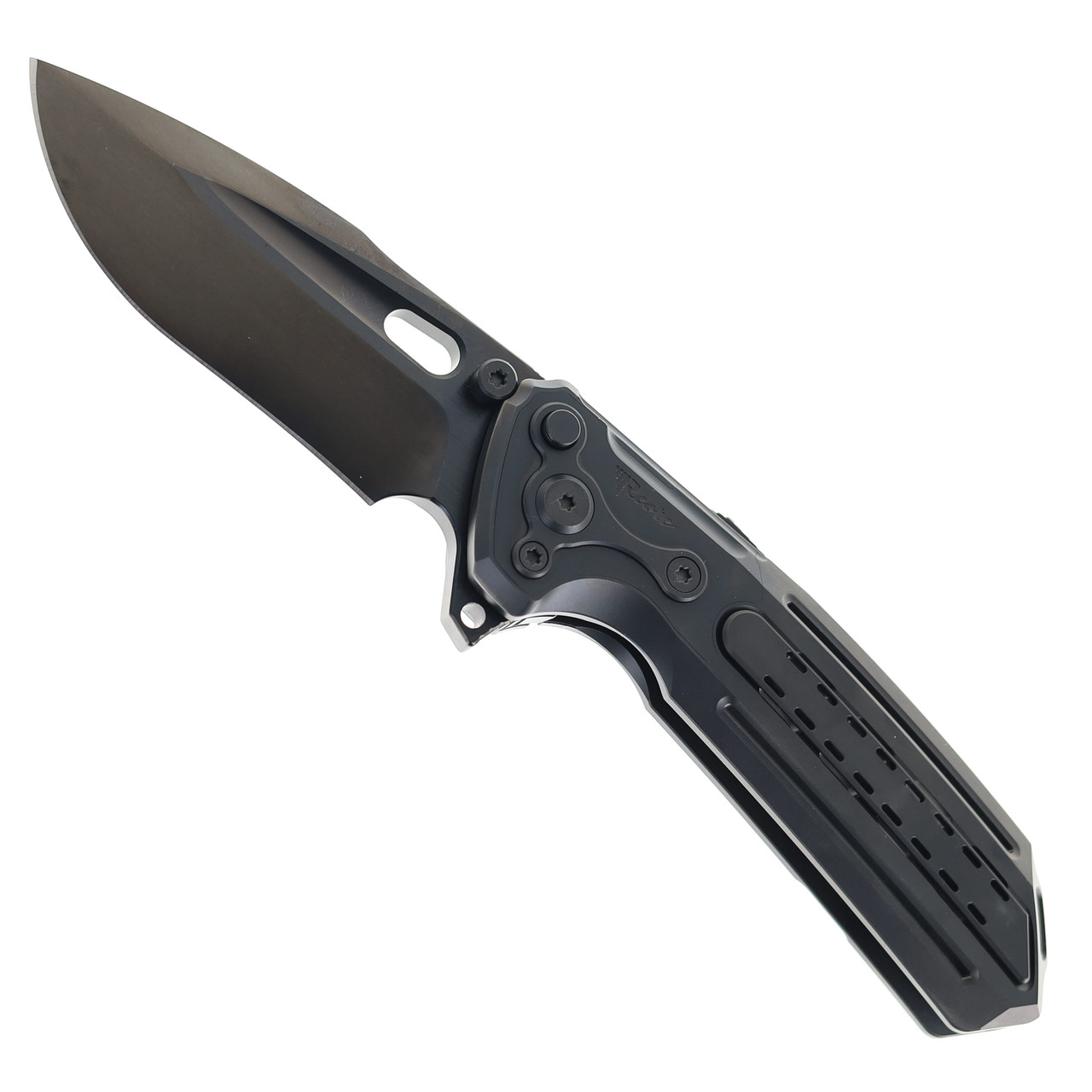 専用② Reate T600 Terminator Folding Knife Black DLC Handle DLC Magnacut