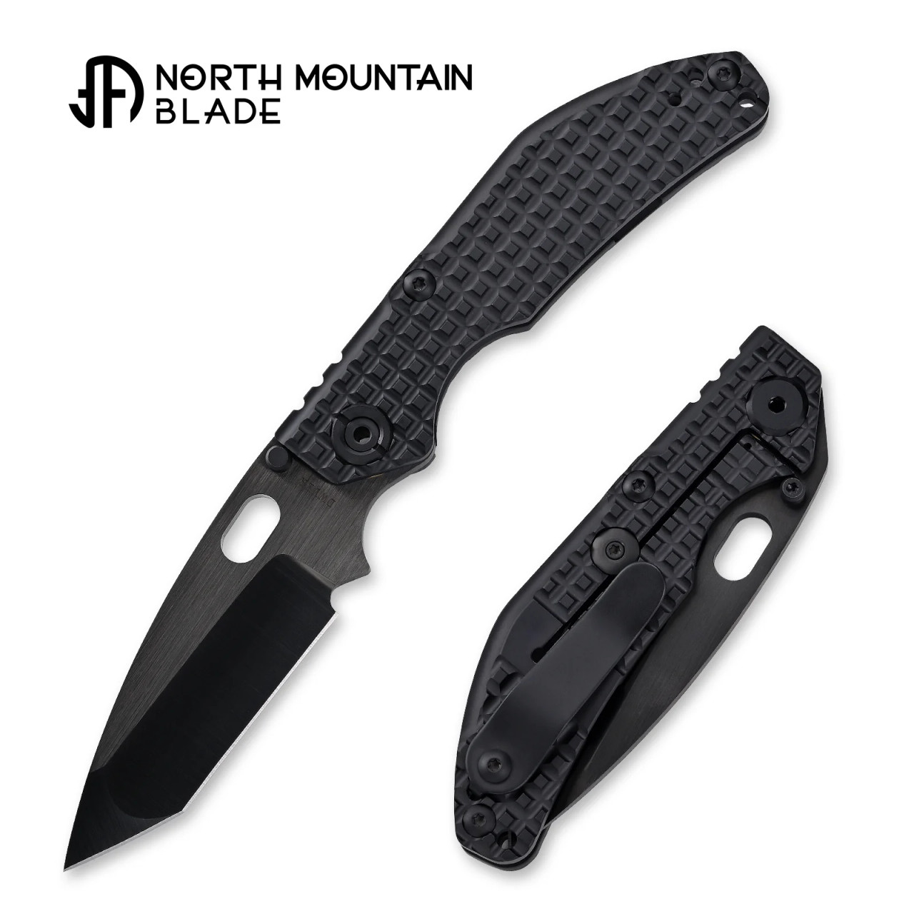 North Mountain Blades BBNM 2522-DT Folding Knife Tanto CPM-3V DLC