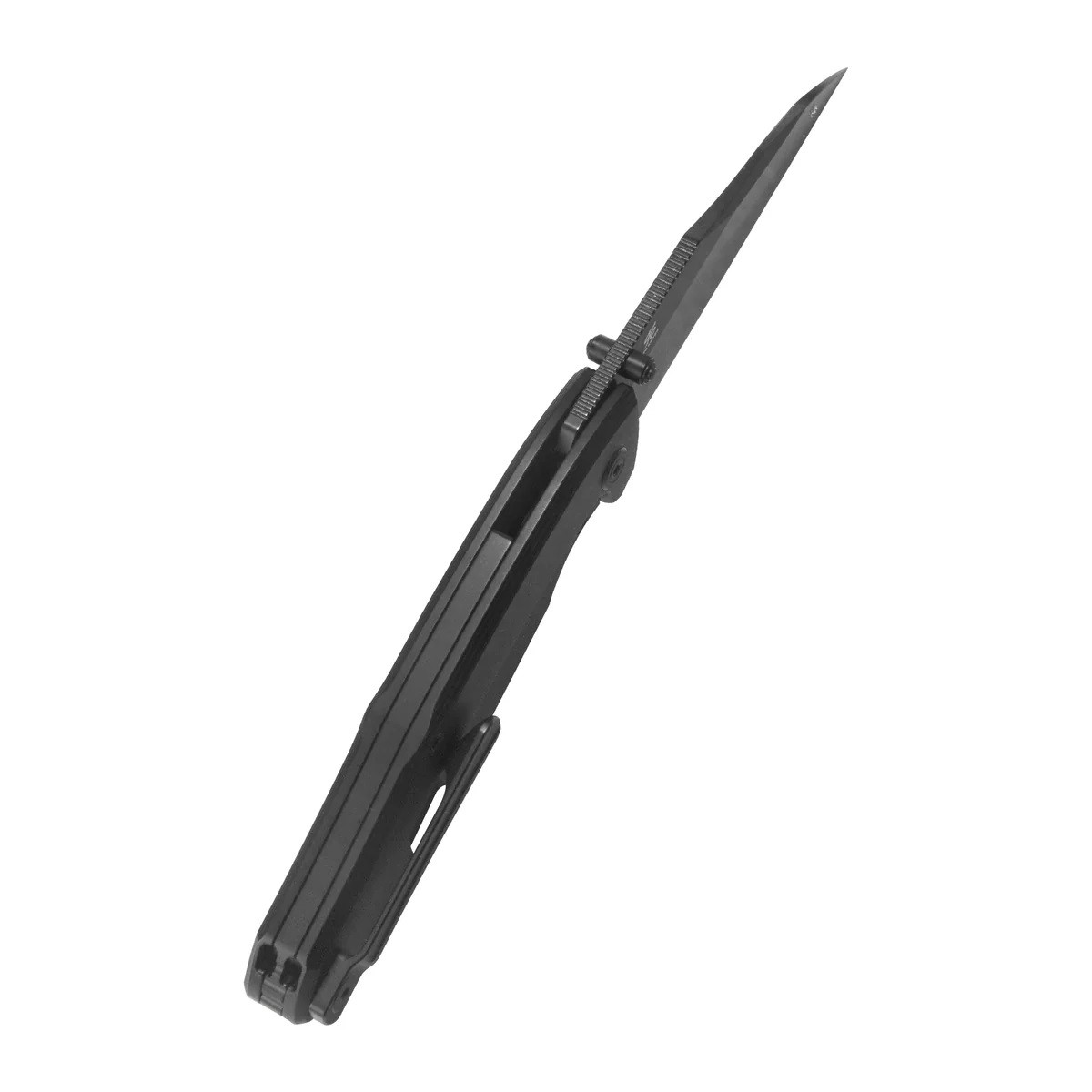 KB Mantra Folding Knife Black PVD Titanium Handle M390 Wharncliffe