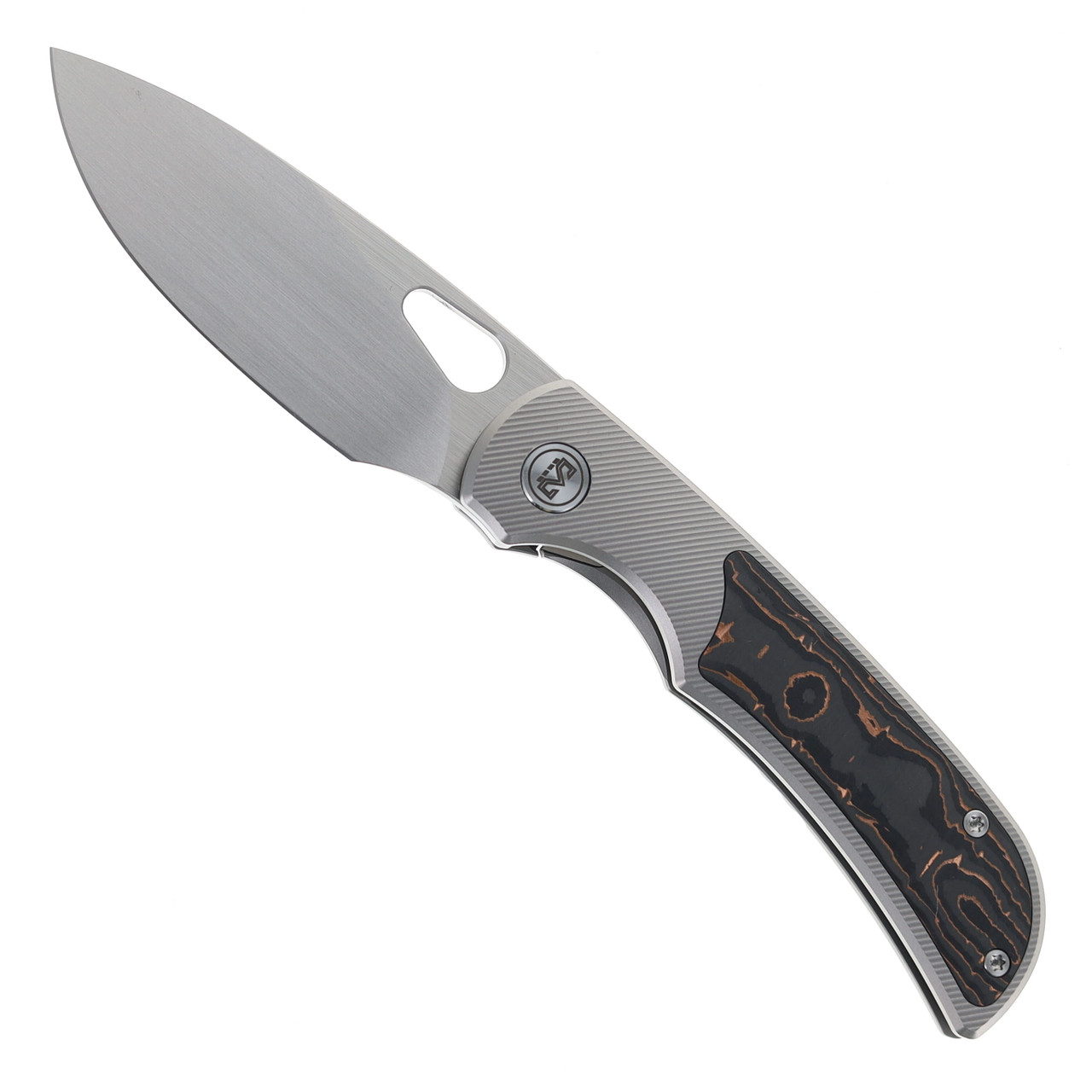 Miguron Moyarl Folding Knife Titanium & Copper Foil Carbon Fiber